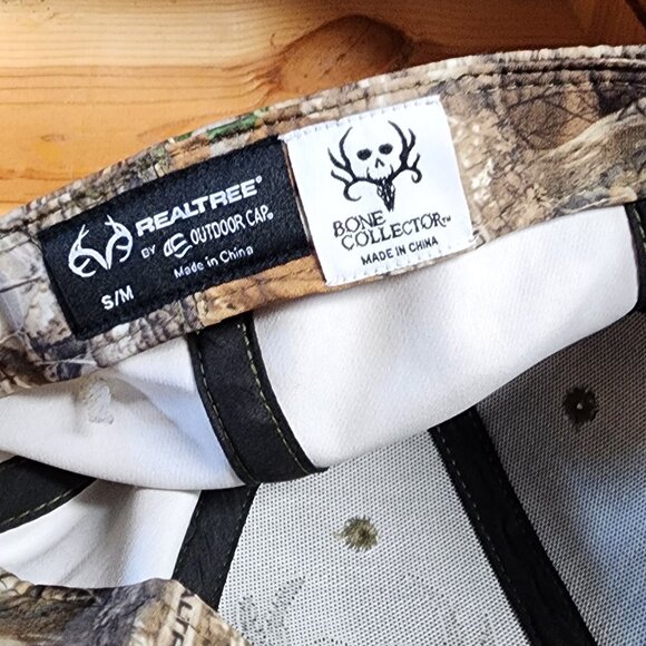 Realtree Bone Collector Fitted Hat Size Small/Medium Camouflage - Picture 6 of 6